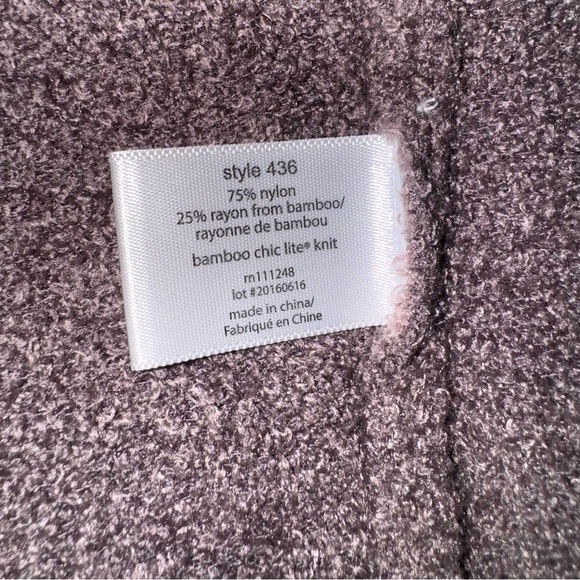 Barefoot Dreams Cozychic Lite Calypso Drape Cardigan Brown L​ soft push cozy - Picture 4 of 4